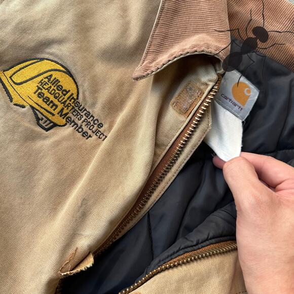 Vintage Y2K Carhartt brown arctic work wear jacket - Picture 6 of 9